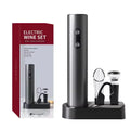 Abridor de Vinho Elétrico Divino - 4 em 1 - Design Elegante e Super Prático!